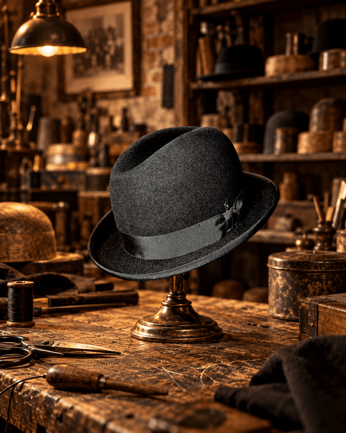 Homburg Black — Belikov Hats