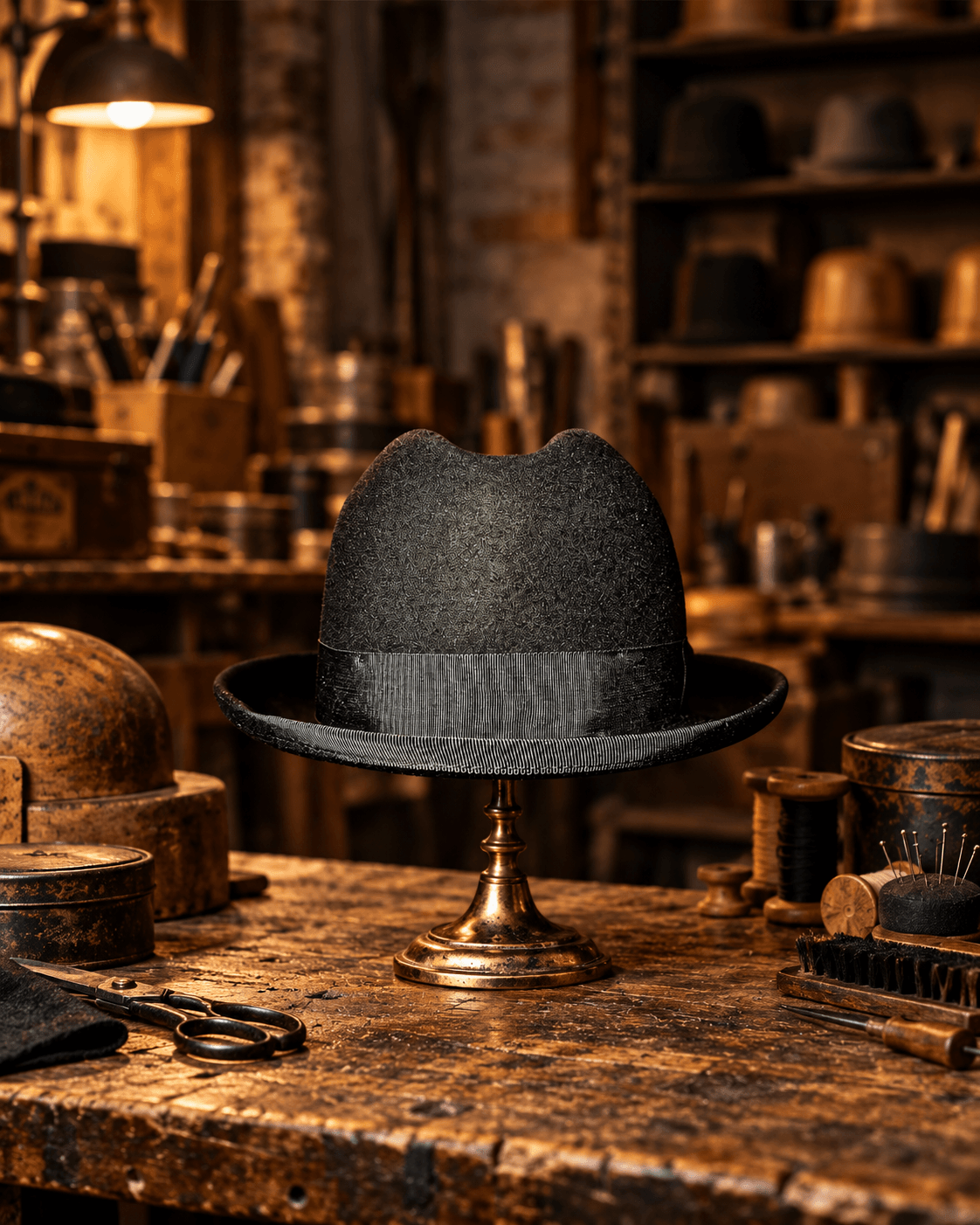 Homburg Black — Belikov Hats